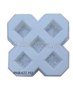 Khuôn gạch trồng cỏ 5 lỗ