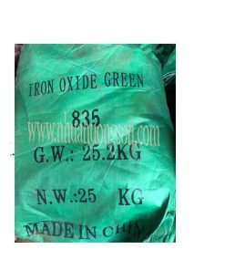 bột oxit màu xanh lá