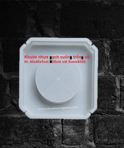 khuôn đúc tấm lát mái vát góc 40x40x5cm