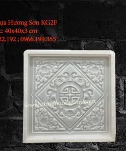 Khuôn làm gạch bê tông lót sân vườn mẫu mới KT 40x40x3,5 cm
