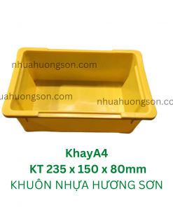 Thùng nhựa A4 235x150x80mm