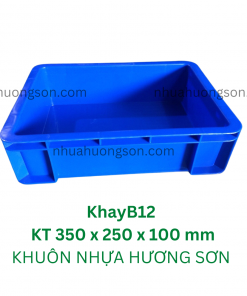 Thùng nhựa B12 350x250x100mm