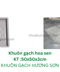 Khuôn gạch hoa sen 50x50x3cm