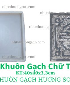 Khuôn gạch chữ thọ kích thước 40x40x3cm